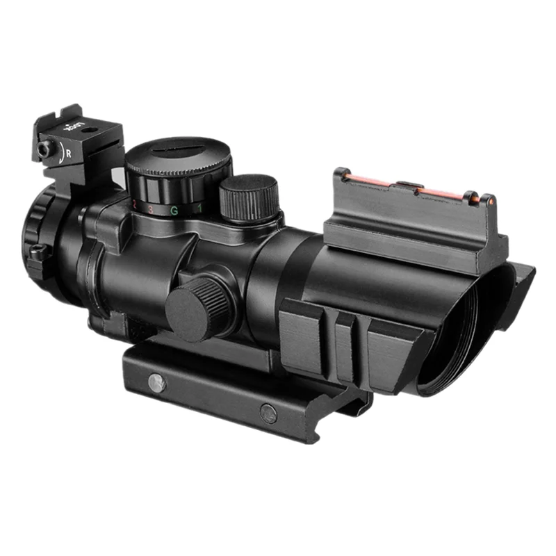 4x32 Acog прицел 20 мм ласточкин хвост рефлекторная Оптика прицел тактический прицел для охотничьего ружья винтовка страйкбол снайперская Лупа воздушный мягкий