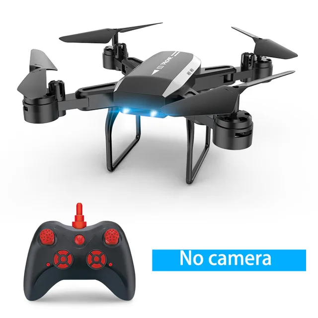 No camera KY606D Дрон 4 k HD аэрофотосъемка 1080 p четырехосный летательный аппарат 20 минут давление полета hover ключ взлет RC вертолет квадрокоптер с камерой квадрокоптер с камерой профессиона квадракоптер аккумулятор - Цвет: No camera