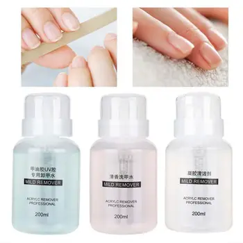 

For Manicure Nail Surface Cleaner UV Gel Liquid Nail Remover Polish Cleaner Pump Bottle Gel Polish Remover