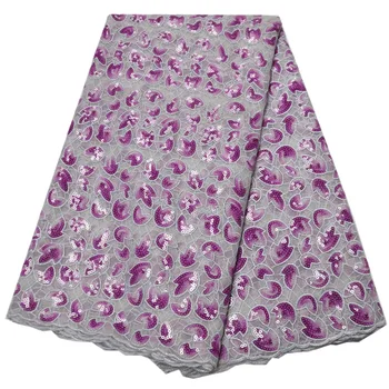 

New Design Organza Lace Fabric With Sequins High Quality Lace African Laces Fabrics Embroidered Sequin Lace Fabric For Dress