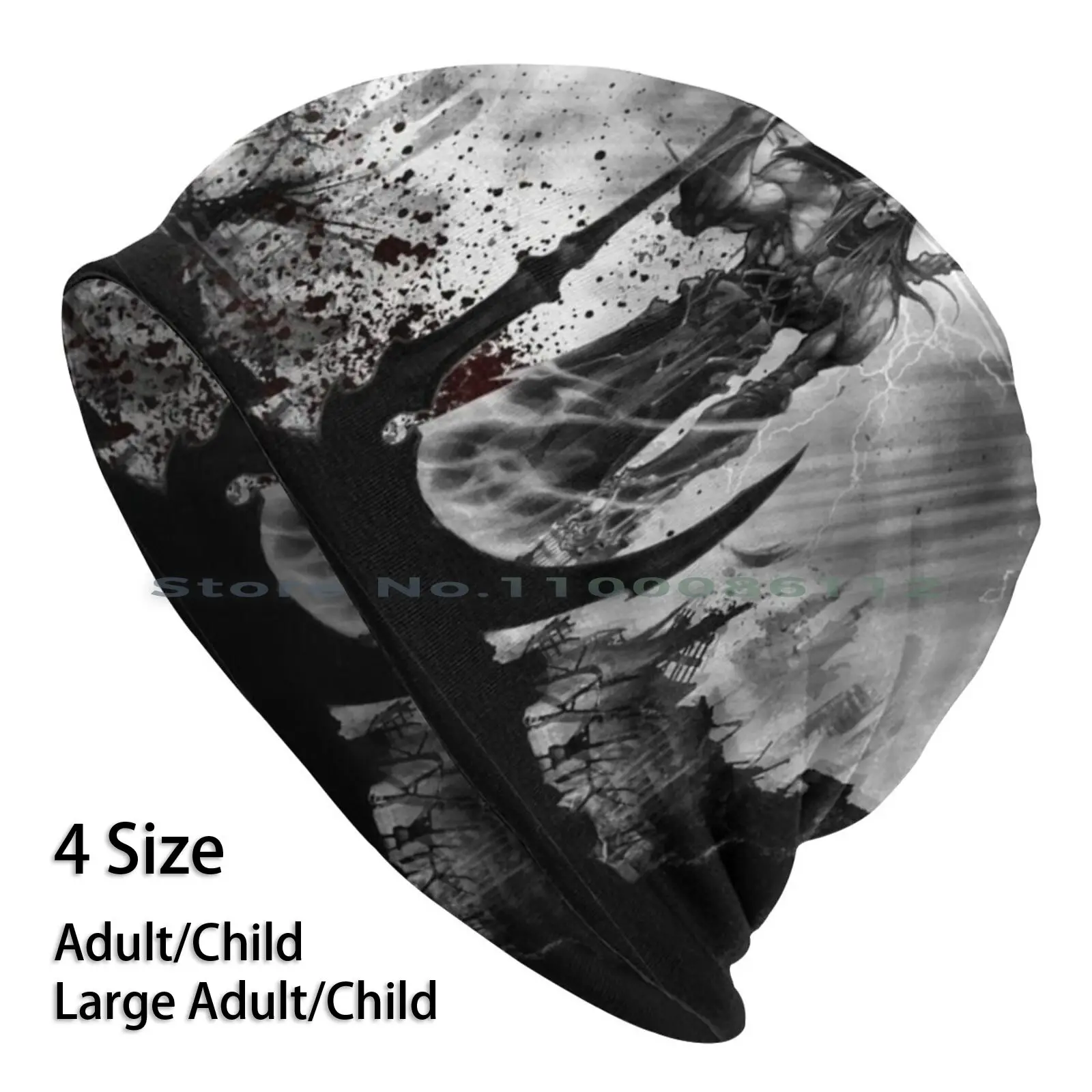 Darksiders Death Berretti Cappello Lavorato A Maglia War Death Fight Fight Ruffle Powder The Destroyer Ice Fury Whip Fury Fire Disperse I Consigli