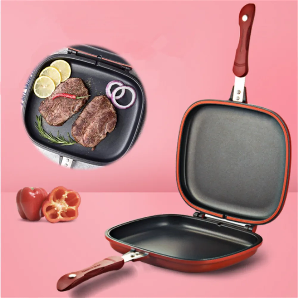 Double Sided Nonstick Grill Pan Frying Skillet Grill