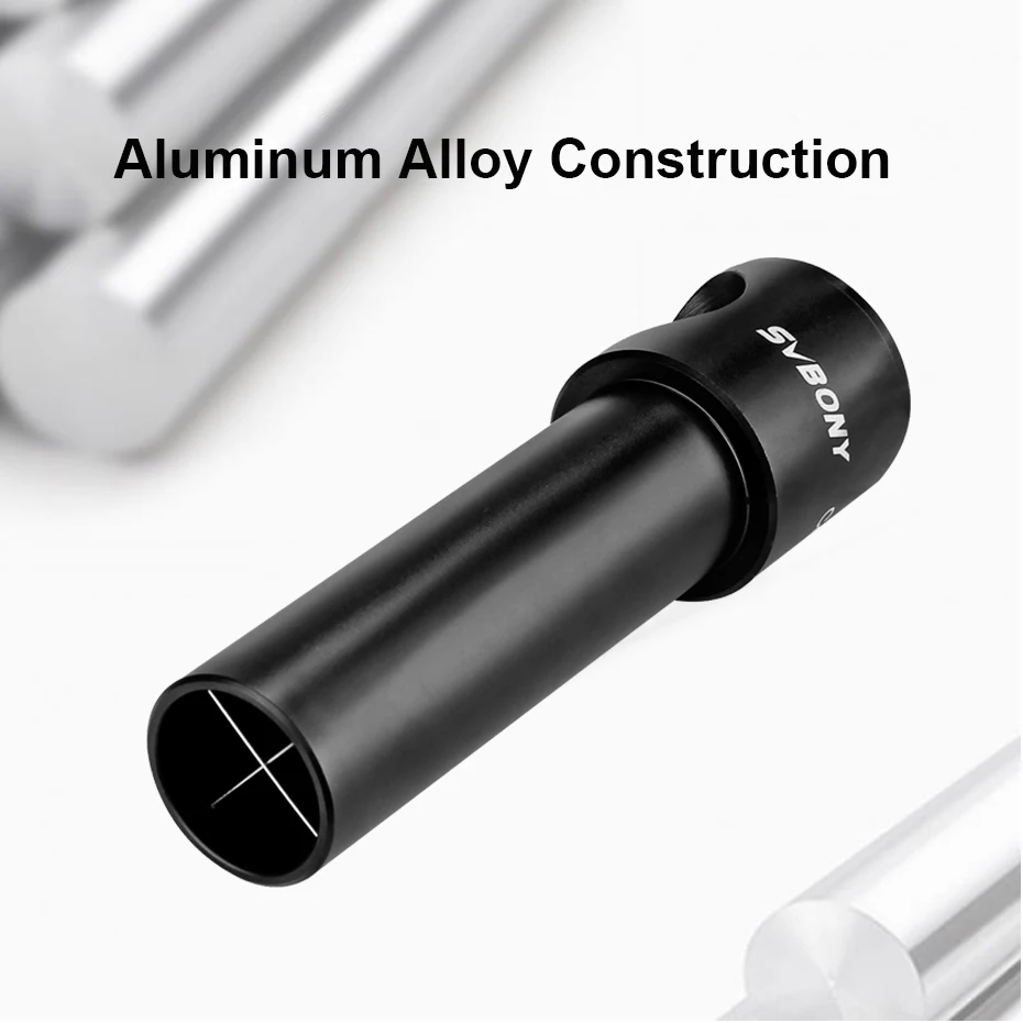 Collimateur Cheshire Pour Télescope Newtonien/Dobson - 31.7mm (1.25") - Version Courte En Aluminium