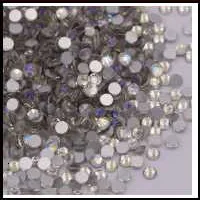 glitter acrylic nails White Crystal AB Stones Strass Flatback Glass Diamond Design Glitter Rhinestones For Manicure Nail Art Decoration glitter fade nails