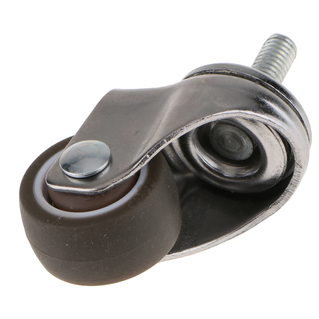 Heavy Duty Rubber Castor Wheel Trolley Furniture Bed Industrial Caster 1' / 1.25' / 1.5'