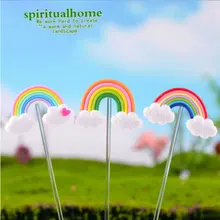 Радуга облака кекс торт фигурка для торта флаги десерт, выпечка украшения для свадьбы День рождения