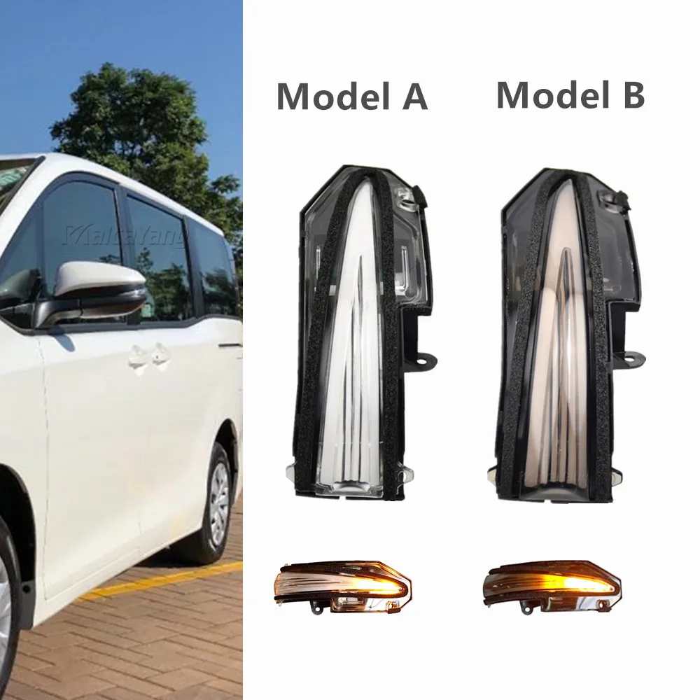 

For Toyota RAV4 XA40 13-18 Highlander 4Runner 14-19 Noah R80 Voxy Dynamic Turn Signal Blinker Mirror LED Indicator Light