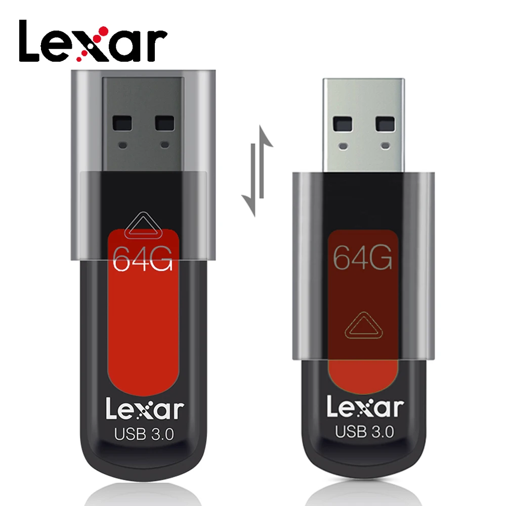 Флешка Lexar JumpDrive S57 32 ГБ 64 128 256 максимальная скорость чтения 150 Мб/с карта памяти