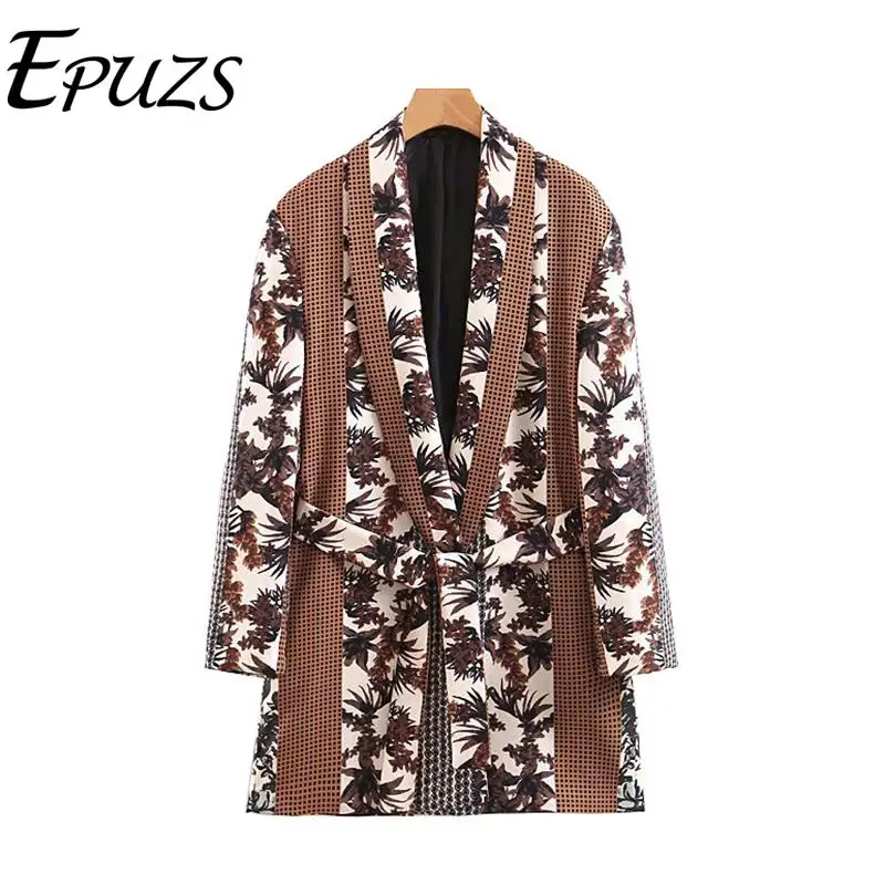 

Autumn women blazers and jackets vintage sashes red office boho blazer women suit coat women casual korean outerwear 2019