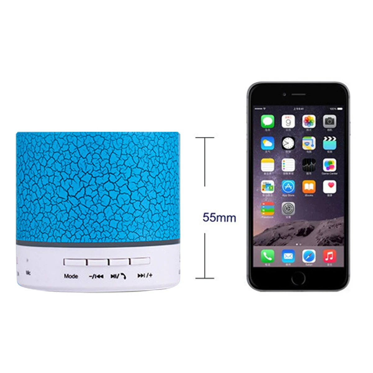 SOONHUA Wireless Mini Speaker USB Subwoofer BT Speakers Fast Transmission Music Player Loudspeaker With Mic