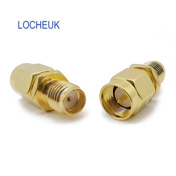 

5Pcs/lot RF Coaxial SMA Connector SMA Male Plug to SMA Female Jack Converter Brass Gold-Plated Straight Adapter Connectors