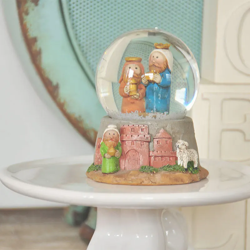 Estatua De Cristo Globos De Nieve Natividad Escena De Navidad Decoracion Del Hogar Accesorios Jesus Estatuilla Artesania Regalos De Cumpleanos Para Nina Estatuas Y Esculturas Aliexpress