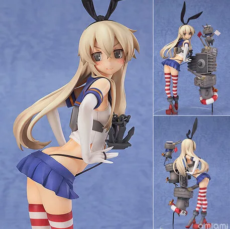 

Gravity Anime GSC Fleet Collection Set Collection Mother Ship Shimakaze Double-Gun And Sauce Garage Kit Doll