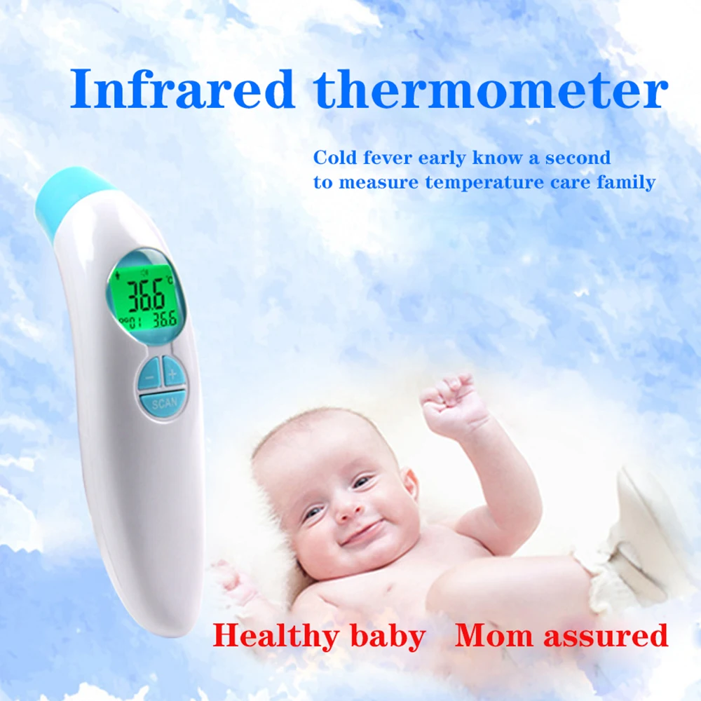 

Muti-fuction Non-contact Household Forehead Thermometer Handheld Infrared Electronic Thermometer CE certification