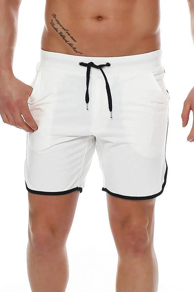 

Muscle Fitness Brother Chun Summer Men Quick-Dry Shorts Light Board Solid Color Sports Fitness Shorts Beach Shorts