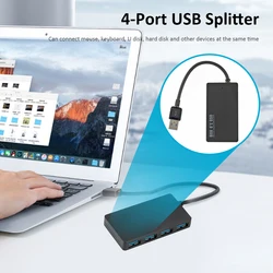 Interface de Alimentação USB Hub Conector 4 5 Portas USB Hub 5gbps de Alta Velocidade de Multi USB 3.0 Splitter Adaptador para PC Computador