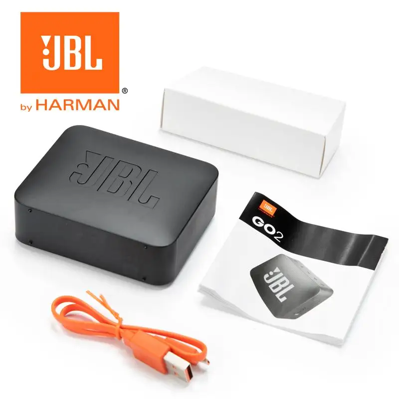 JBL GO 2 Bluetooth портативный динамик 5 часов микрофон беспроводной бумбокс музыка 3D объемный открытый для компьютера смартфон громкий динамик