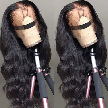

13x6 x1 Body Wave Wig Lace Front Human Hair Wigs Lace Frontal Wig Brazilian Remy Hair 30 Inch 4x4 Lace Closure Wigs