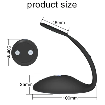 Electric Shock Anal Vibrator for Man Prostate Massager Masturbator Wireless Remote Control Dildo G spot Vibrator Sex Toys Adults 5