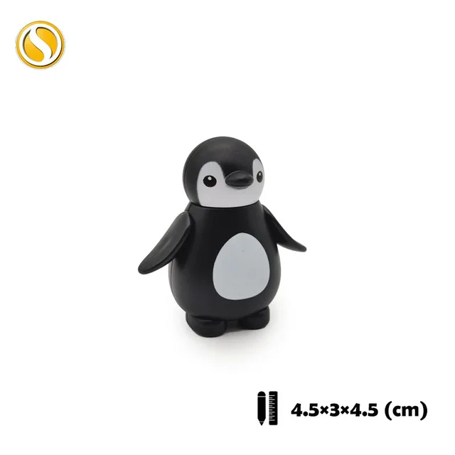 Original Big Size Assemble Building Blocks Accessory Toys For Children Compatible Big Size Animals Sets Zoo Bricks Baby Gifts Penguin-N