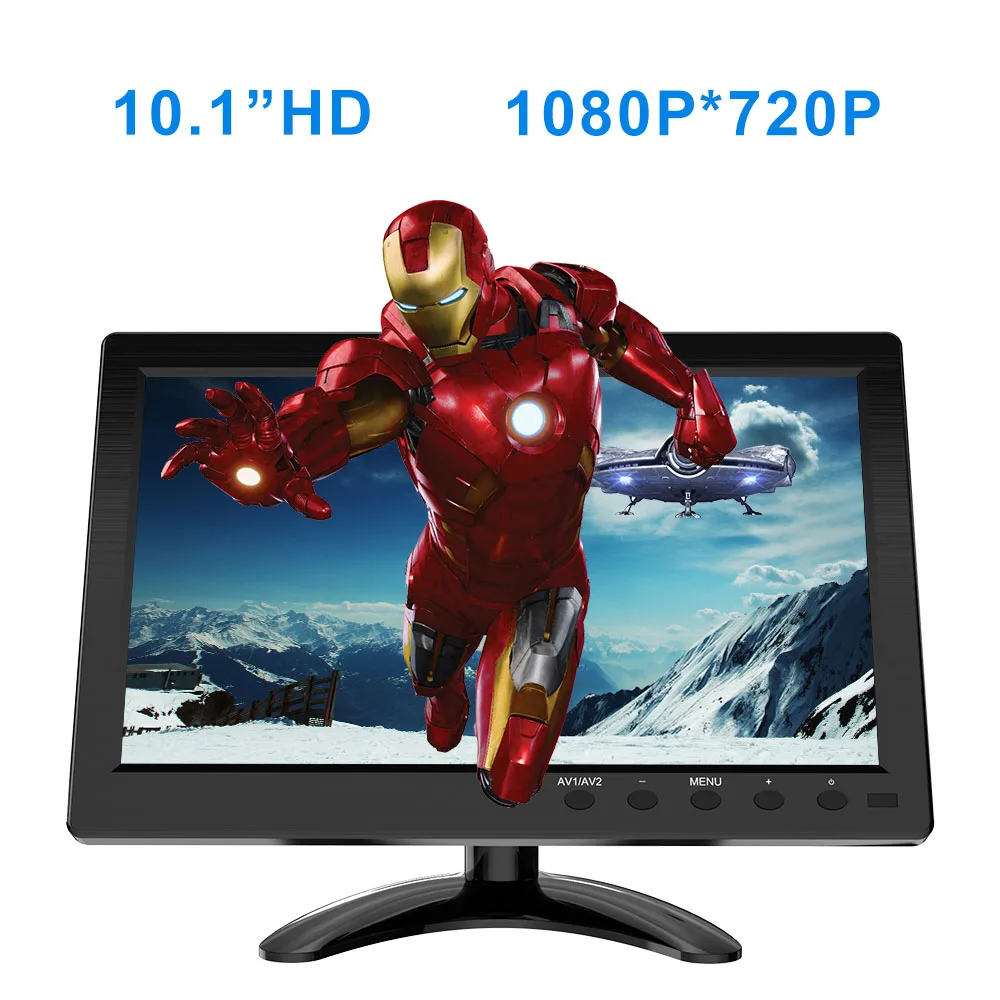 Мини монитор с ЖК дисплеем 10 1 дюйма HDMI VGA USB BNC|Мониторы| |