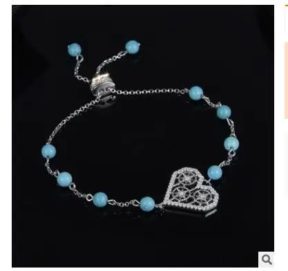 Модные дизайнерские женские полое Сердце формы женские браслеты