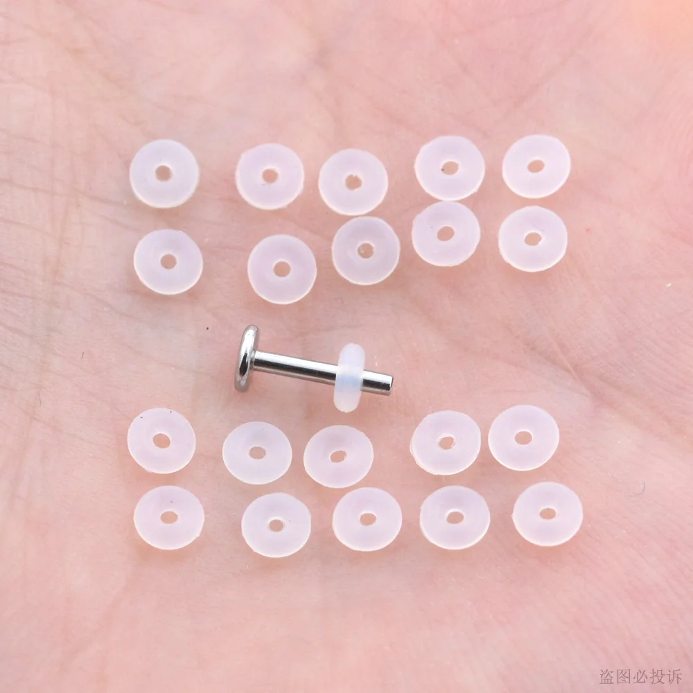 Clear Earrings For Sports, 400Pcs 18g Plastic Earrings For