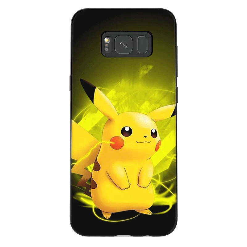 Мобильный чехол для телефона из ТПУ для Samsung Galaxy S6 S7 край S8 S9 S10 S10E Plus Note 8 9 M10 M20 M30 M40 чехол с изображением покемона Пикачу, детская