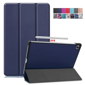 

Case For Samsung Galaxy Tab S6 Lite 10.4 Inch SM-P610 SM-P615 2020 Wireless Bluetooth Keyboard Tri-Fold Leather Tablet Cover