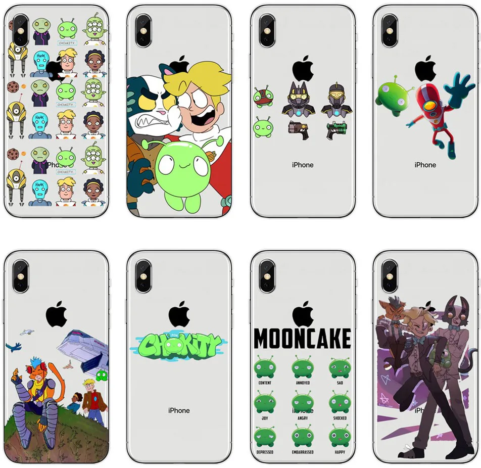 2018 Newest cartoon Final Spaces Case For iPhone X 10 6 6S 7 8 Plus XS XR MAX 5S SE Flexible Soft Silicone Phone Cover |