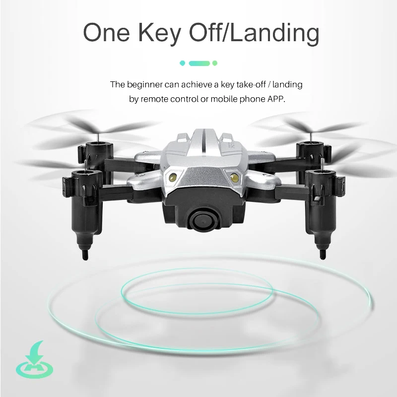 RC беспилотный самолёт мини портативный складной wifi в режиме реального времени удержание высоты дистанционного управления Самолет FPV Quadcopter Карманный