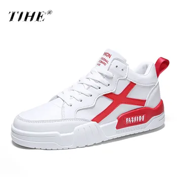 

Men Casual Skateboarding Shoes High Top Sneakers Sports Shoes Men Outdoor Breathable Walking Shoes Street Shoes Chaussure Homme