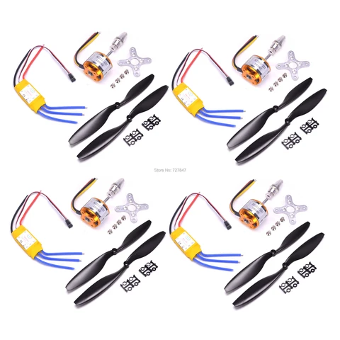 A2212 2212 1000KV 1400KV A2208 1100KV Brushless Outrunner Motor 30A ESC 1045 Propeller Quad Rotor for RC Aircraft Multicopter A2212 2212 1000KV 1400KV A2208 1100KV Brushless Outrunner Motor 30A ESC 1045 Propeller Quad Rotor for RC Aircraft Multicopter