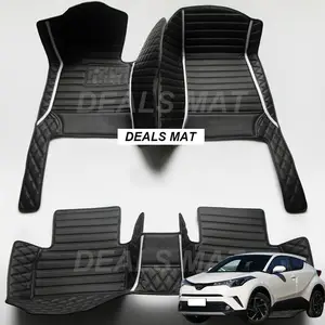 Car Floor Rubber Mats For Toyota Chr C-hr 2018 2019 2020 2021 Women Carpet  Rugs Pads Full Set Interior Details Auto Accessories