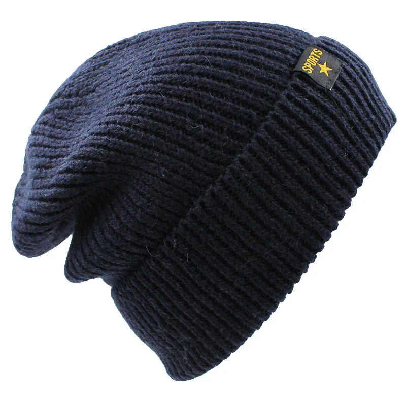 ALTOBEFUN вязаные Skullies капот Шапки для мужские и женские шапочки Для мужчин теплая удлиненная пуховая мешковатые зимняя шапка Кепки искусственный мех вязаная шапка Для мужчин шапки бини шапки BHT044