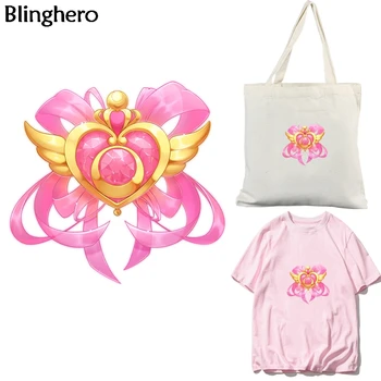 

Blinghero Cartoon Heat Transfer Patch Anime Thermal Patch Vynil Ironing Stickers Iron-On Transfers Patch for Kids BH0357