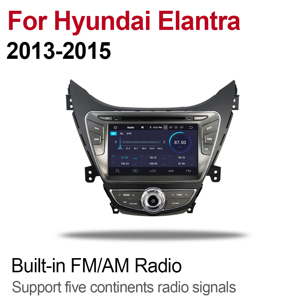 2din Android 9 0 Восьмиядерный 4 Гб ОЗУ автомобильный DVD плеер для Hyundai Elantra 2013 ~ 2015 GPS Радио