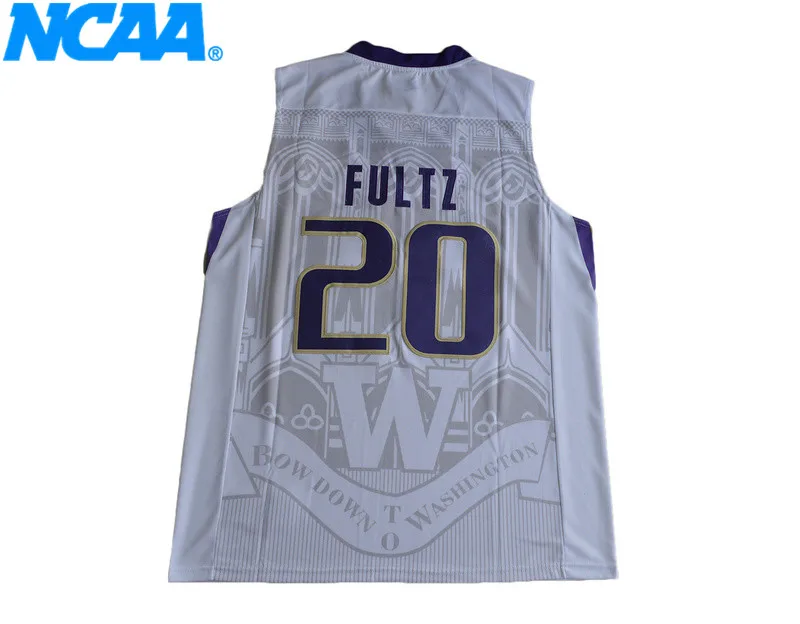 Новое поступление высокое качество Washington Markelle Fultz#20 футболка колледжа ограниченное спортивные Джерси S-XXXL - Цвет: 1
