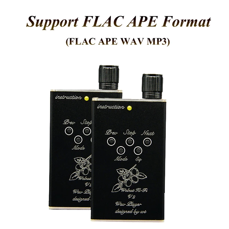  V2S Professional Lossless Music MP3 HiFi protable Player Support 32GB TF Card Expansion with case G