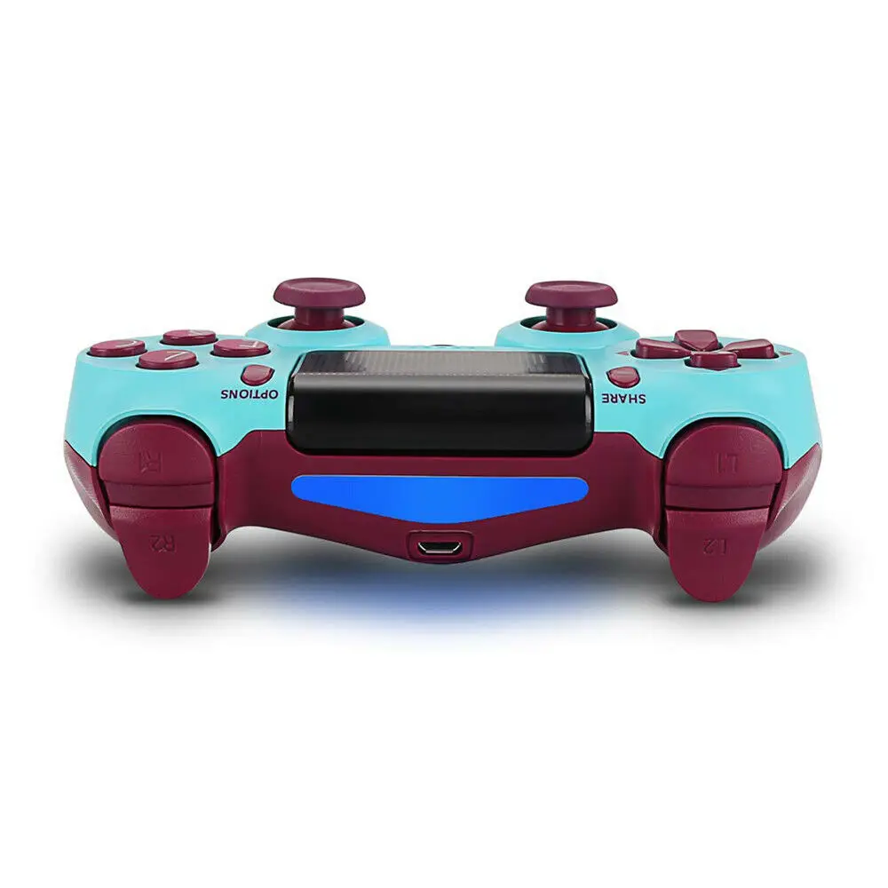 Беспроводной Bluetooth геймпад контроллер для Dualshock PS4 playstation 4 ягодный синий джойстик для мобильного телефона планшета