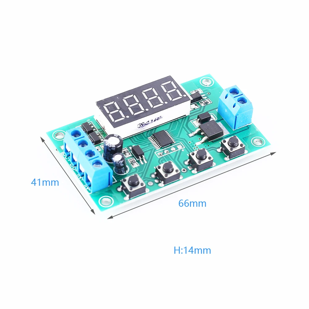 DC 5V 12V 24V триггер счетчик MOS задержки выключатель таймера 32-Функция