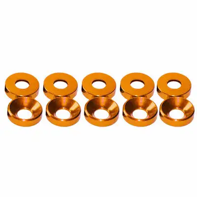 20pcs M2 M3 M4 M5 M6 Aluminum Colourful Anodized Countersunk Head Bolt Washers Gasket Red/Grey/deep Blue/Black/purple - Image 7