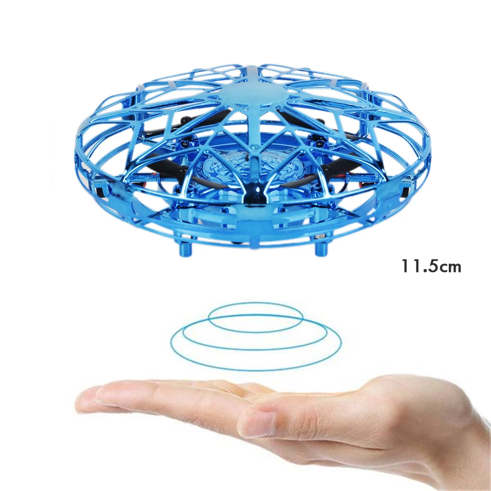 Electronic 4 Axis UFO Children Toys 360 degree rotation LED Induction Hand Flying Aircraft Toy Induction Drone RC Helicopter Electronic 4 Axis UFO Children Toys 360 degree rotation LED Induction Hand Flying Aircraft Toy Induction Drone RC Helicopter
