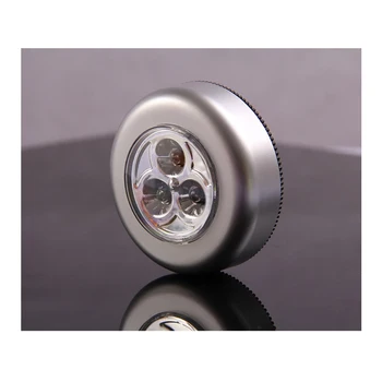 

LED Night Light Touch Light Wardrobe Cabinet Light AAA Battery Powered Kitchen Wall Light Night Light Creative Round Touch Light
