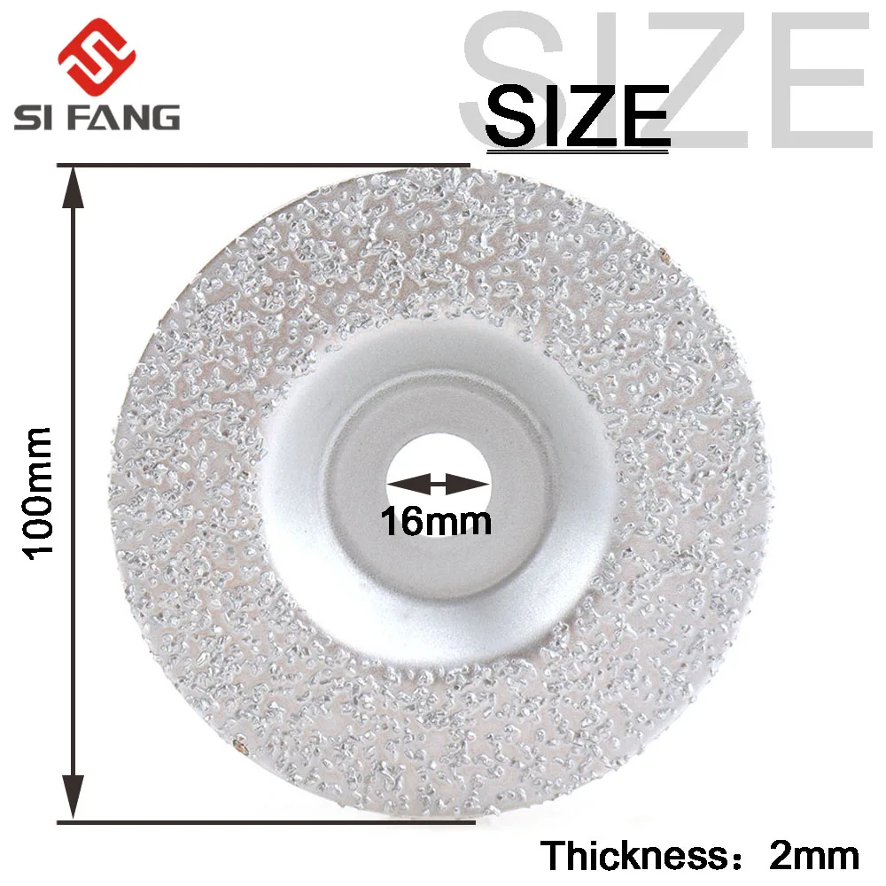 3pcs 100mm Diamond Grinding wheel Grinding Disc Abrasive Wheel Suitable 4inch Diamond Grinding Disc For Polishing Stone Tire Rubber