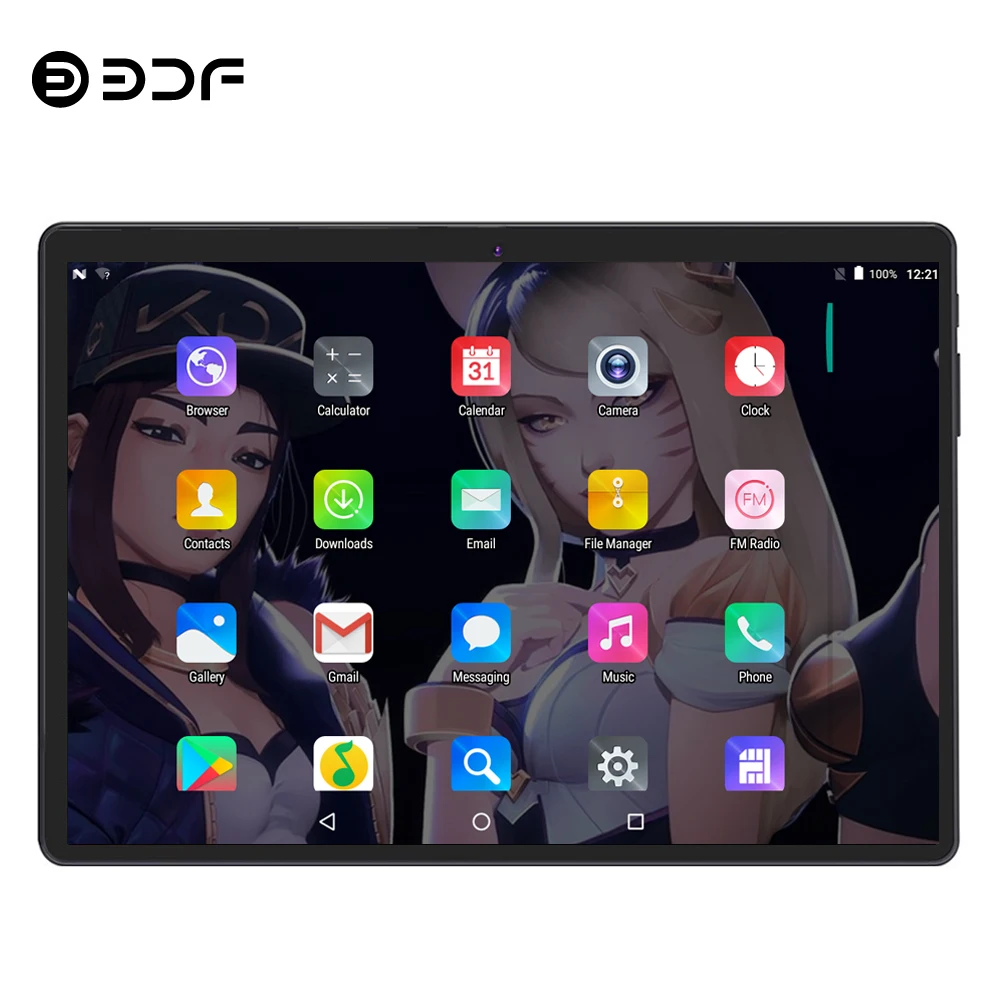 BDF 2019 Топ планшет 10 дюймов планшетный ПК Android 7,0 Восьмиядерный 4 ГБ/64 Гб ips 4G Телефонный звонок планшет WiFi планшет на Android c Bluetooth 10,1