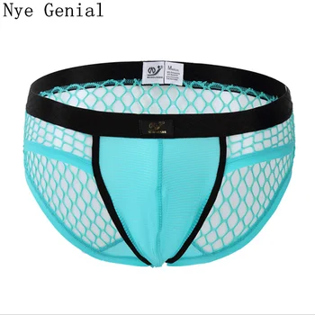 

Men Sexy Underwear New Underpants Cuecas Comfortable Mens Breathable Lingerie Male Panties Man Gay Slip Homme Pouch Mesh Briefs