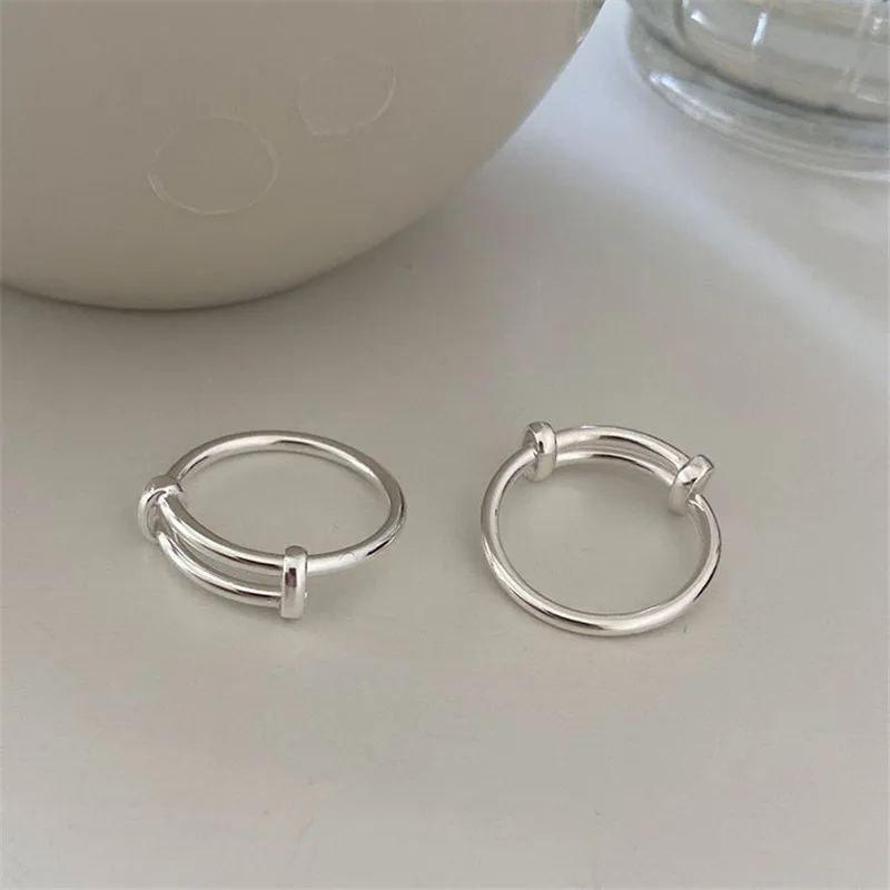 Блестящие-однотонные-кольца-для-женщин-из-настоящего-стерлингового-серебра-925-пробы-модные-женские-регулируемые-кольца