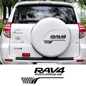 

For Toyota RAV4 SUV Car Stickers Auto Tail Spare Wheel Decorationl Decals DIY Vinyl Film Sport Automobile Car Tuning Accessories