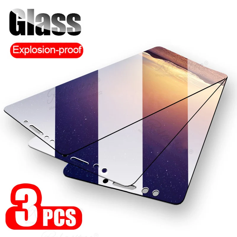 

3pcs 9H Tempered Glass For Xiaomi mi a2 a 2 lite Screen Protector on For xiaomi xiomi xiami kisomi mia2 a2lite protective Film